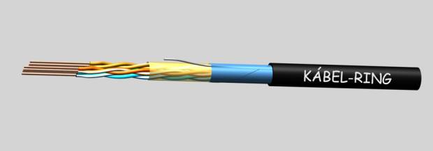 FTP Cat5e kültéri és földkábel 4x2xAWG24