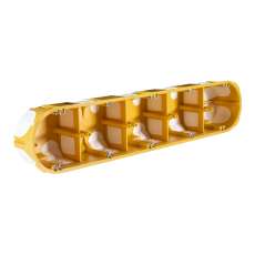 Gipszkarton szerelvénydoboz gumis ovális 351mmx 68mm x műanyag sárga csavarral KPL KOPOS