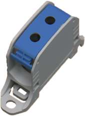 Átmenő sorkapocs TS35 1-szintes 160A 4-35mm2 kék csavaros csavaros RKA 50 N LEIPOLD