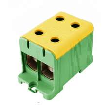 Univerzális sorkapocs PE zöld-sárga 16-95mm2Cu/Alu 1P csavaros UK 95/2 PE Pollmann