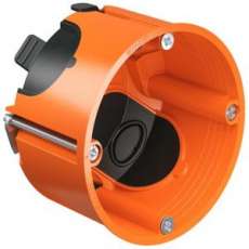 ECON® 68-as légtömőr O-range® szerelvénydoboz üreges és gipszkarton falazatba, gumimembránnal, 49 mm mély, 7-40 mm lemezvastagsághoz