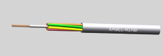 LIYY 2x0,75 15fm-es véghossz 500V árnyékolatlan elekonikai vezérlőkábel Szürke