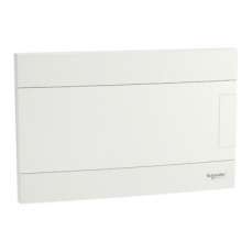 Kiselosztó PE/N-sínnel 1x 12M süllyesztett fehér IP40 teli ajtó EASY9 EU Schneider