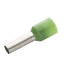 TRADEFORCE - Érvéghüvely 6.0mm2 L=12mm zöld