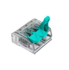 TRADEFORCE - Vezeték összekötő 3x0.2-4mm2, karos, áttetsző, 50db/doboz