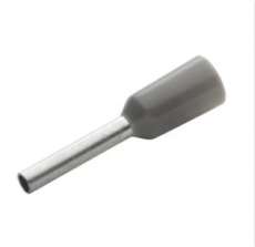 TRADEFORCE - Érvéghüvely 2.5mm2 L=8mm szürke